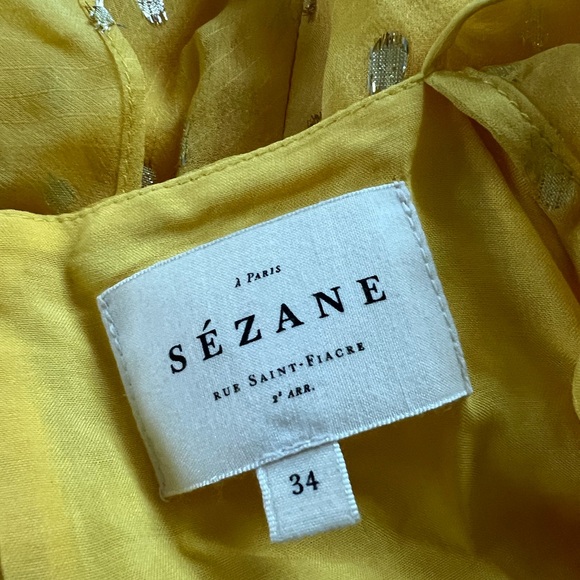 Sezane Silk Olymea Dress - Picture 4 of 6